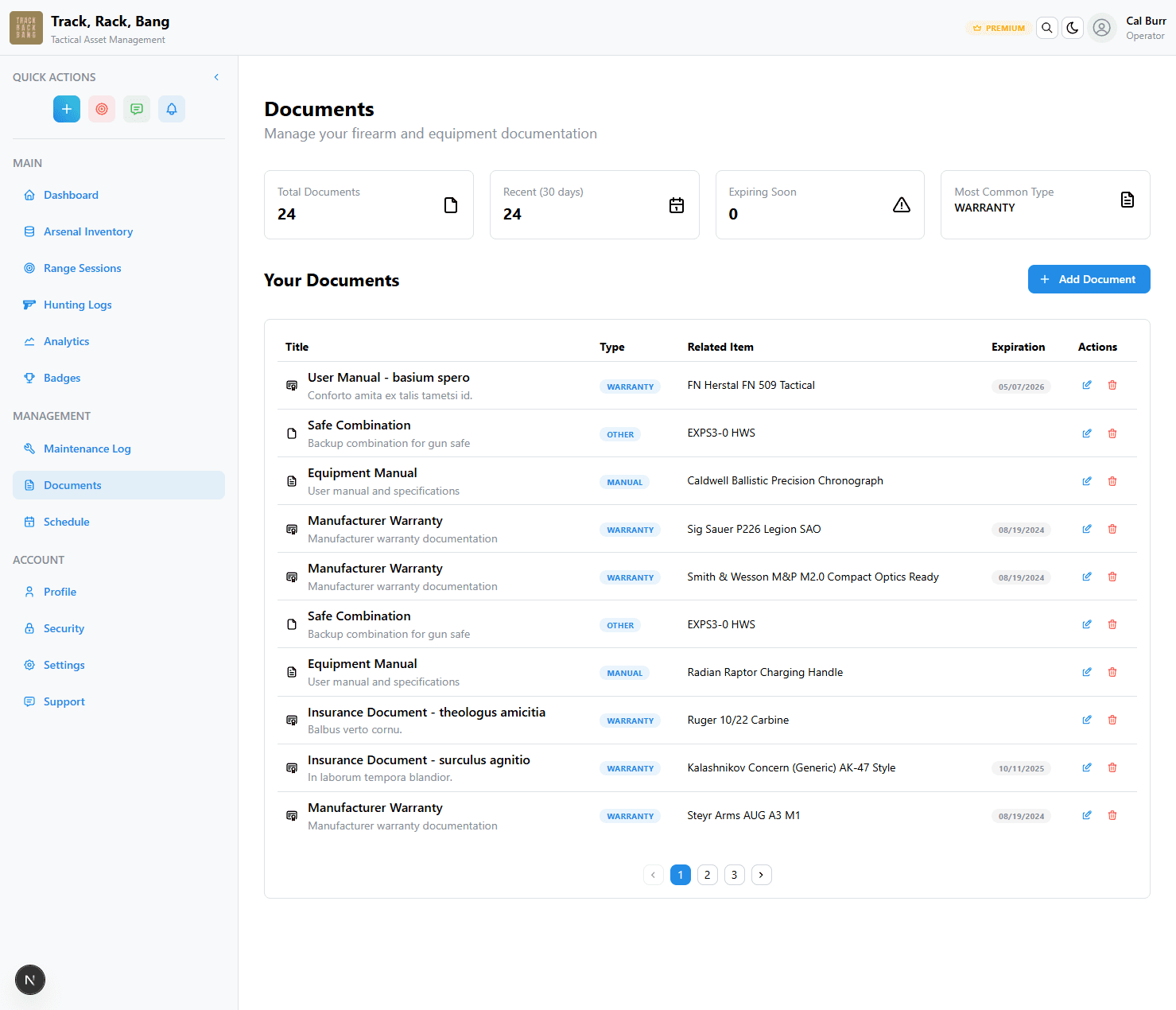 Document Management