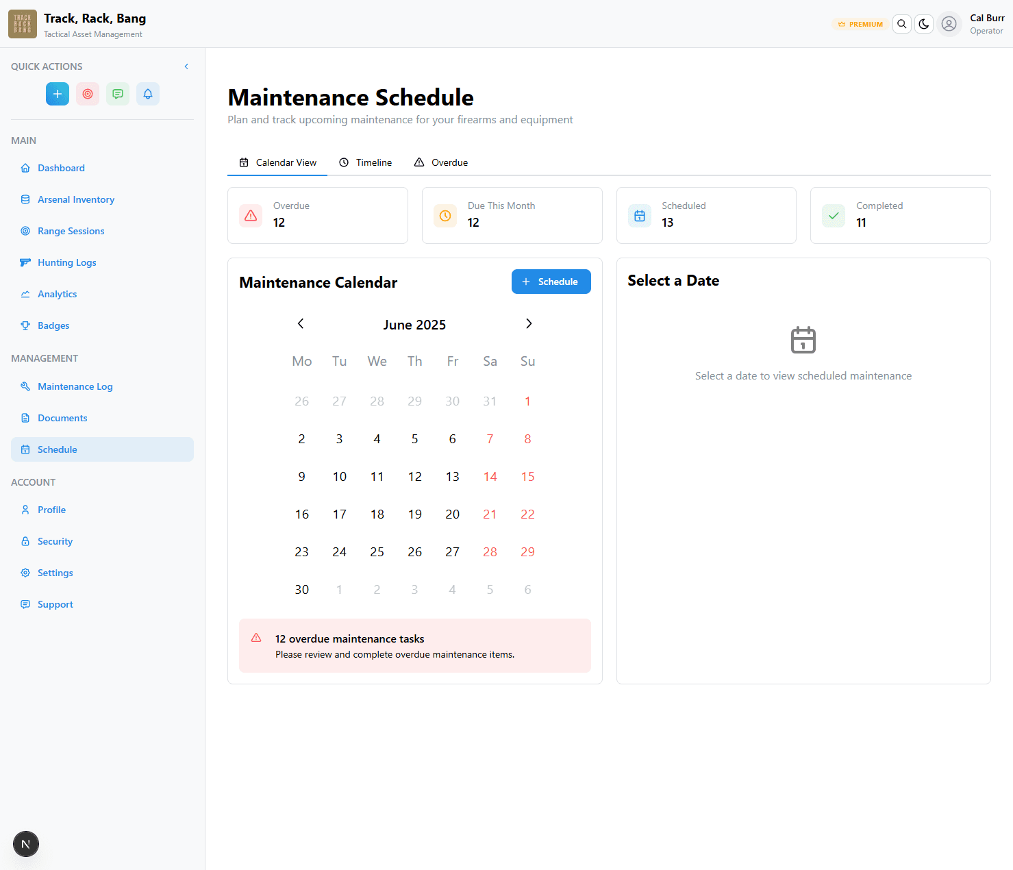 Schedule Calendar